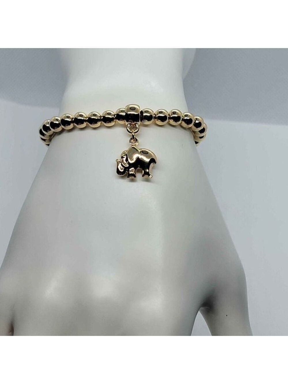 Brand New Brazilian 18k Gold Filled Adjustable Elephant Bracelet